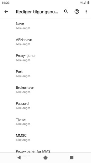 Skriv inn MMS-informasjon