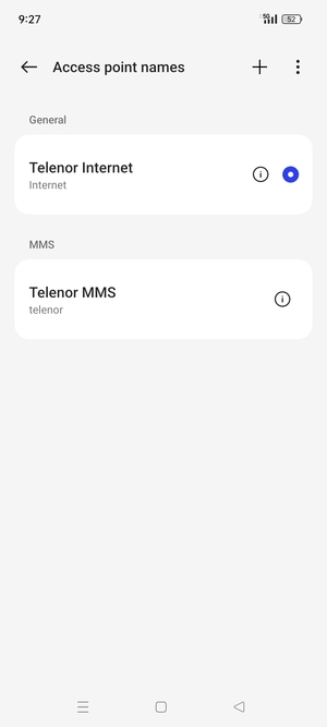Select the Menu button