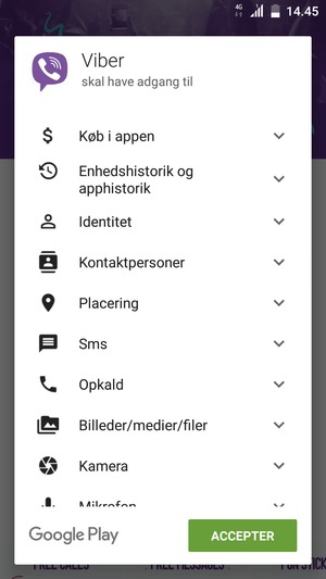 Vælg ACCEPTER