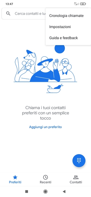 Seleziona Impostazioni