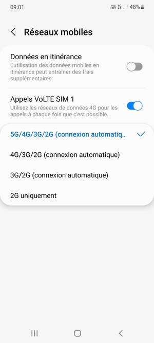 Sélectionnez votre option préférée