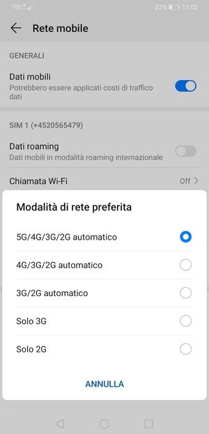 Seleziona la tua opzione preferita