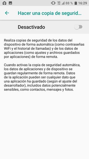 Active Hacer una copia de segurid..
