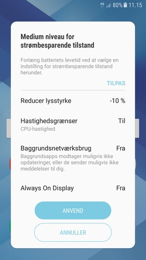 Vælg ANVEND
