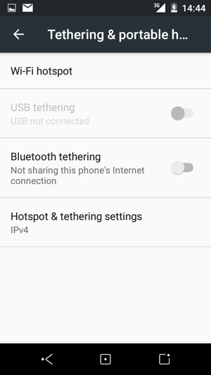 Select Wi-Fi hotspot