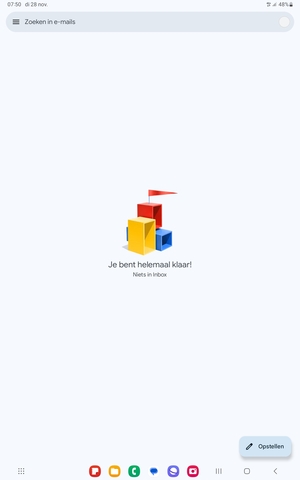 Uw Gmail is klaar voor gebruik
