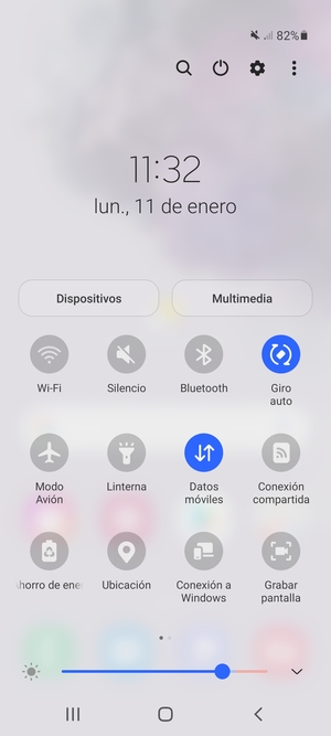 Seleccione Silencio para volver al modo de sonido