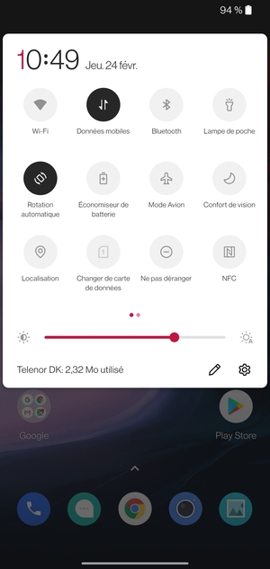 Sélectionnez AUTO