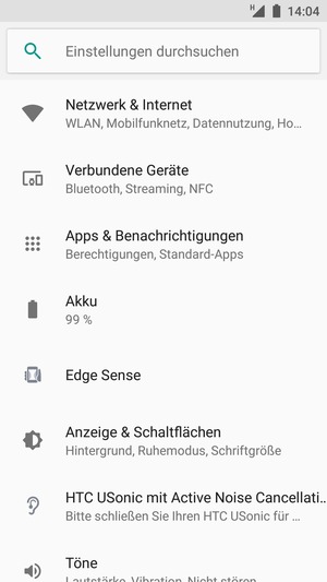 Wählen Sie Netzwerk & Internet
