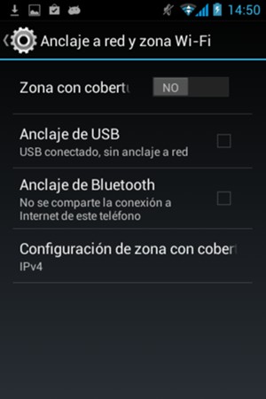 Seleccione Configuración de zona con