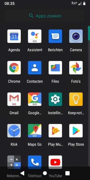 Selecteer Instellingen