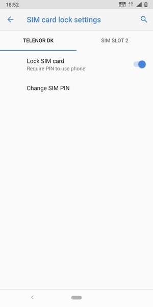 Select Public and Change SIM PIN