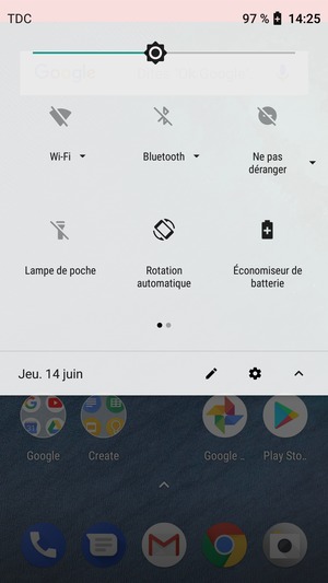 Sélectionnez le bouton Paramètres