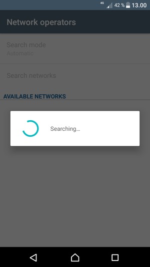 Wait for the search to finish