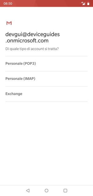 Seleziona Exchange
