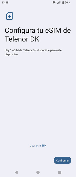 Seleccione Configurar