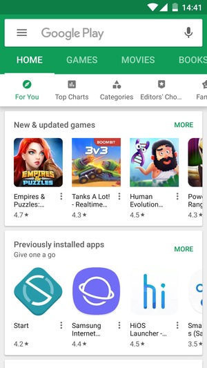 Select the Search bar