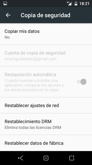 Seleccione Copiar mis datos