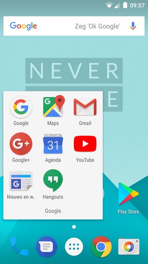 Selecteer Gmail