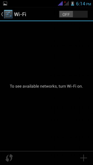 Turn Wi-Fi on