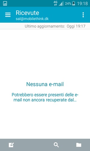 Il tuo account è pronto per l'uso