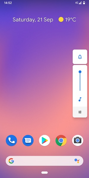 Select Sound to change to vibration mode