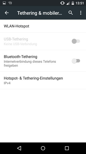Wählen Sie WLAN-Hotspot