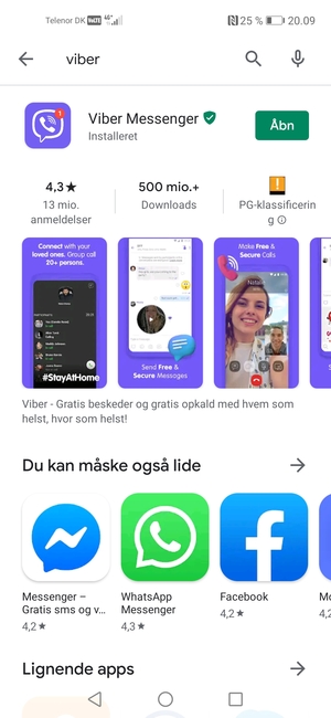 Vælg Åbn