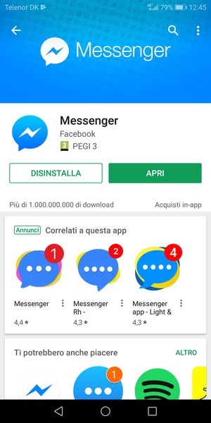 Seleziona APRI