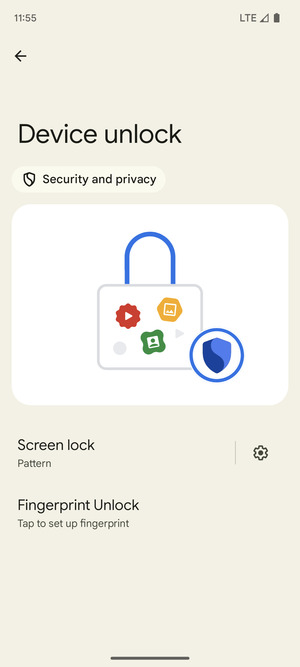 Your phone is now secure with a screen lock