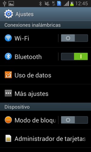 Seleccione Wi-Fi