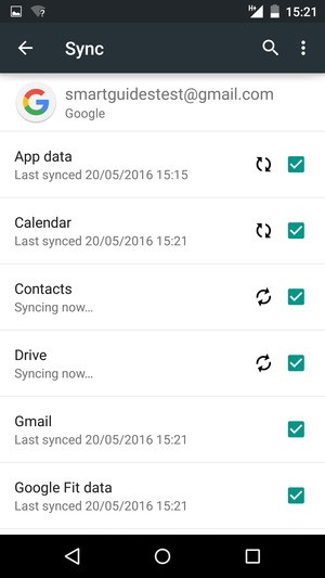 Your contacts from Google will now be synced to your Bmobile