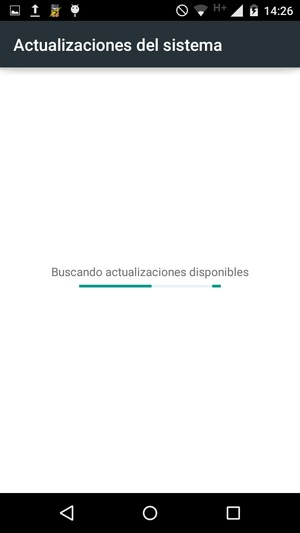 Espere a que la búsqueda termine