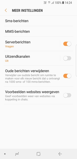 Selecteer Sms-berichten