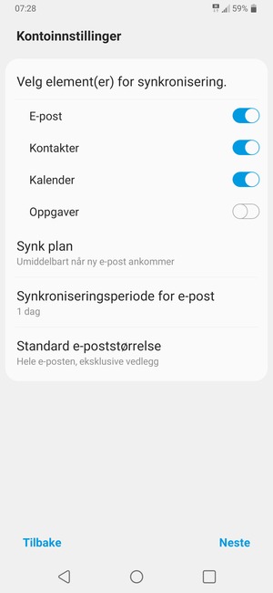 Velg Neste