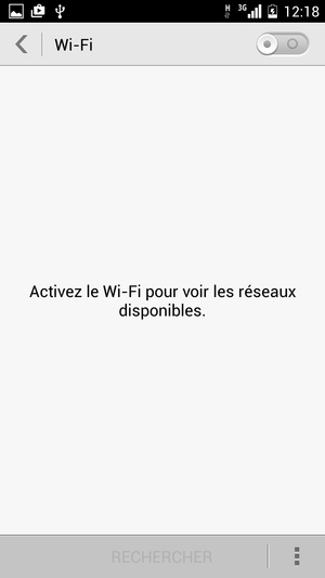 Activer le Wi-Fi