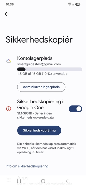 Vælg Kontolagerplads