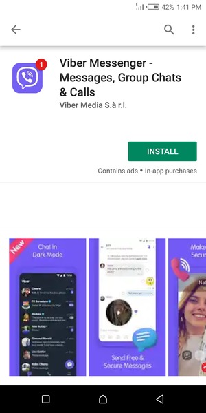 Select INSTALL