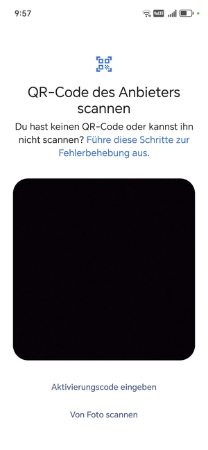 Scannen Sie den QR-Code