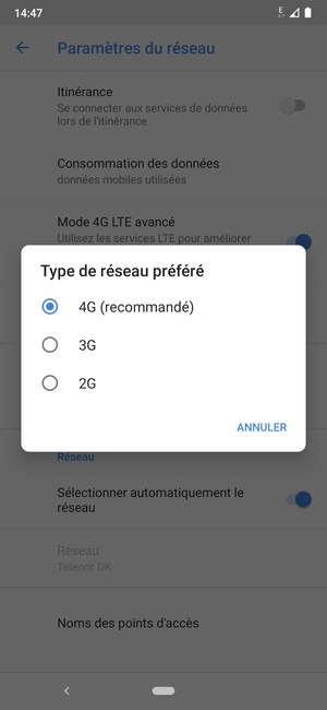 Sélectionnez votre option préférée