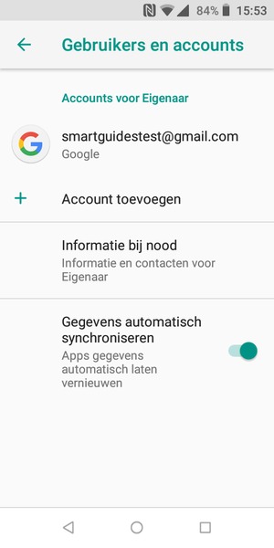 Selecteer Google