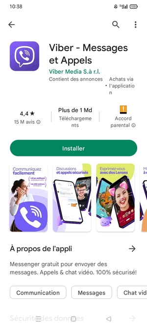 Sélectionnez Installer
