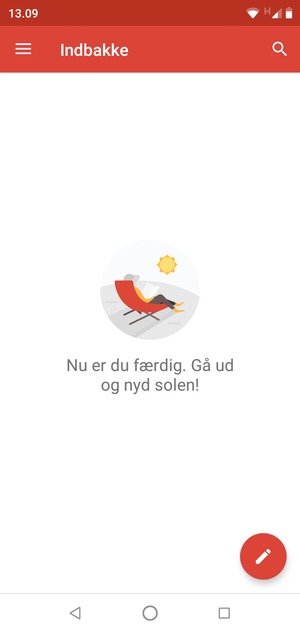 Din konto er klar til brug