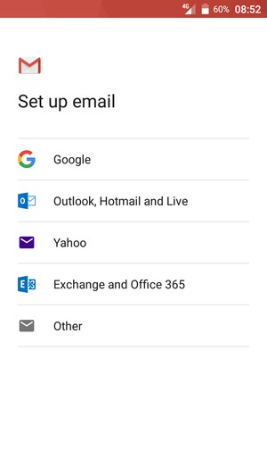 Select Outlook, Hotmail and Live