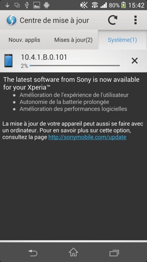Veuillez attendre la fin de la procédure d'installation