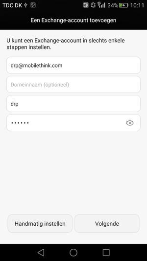Voer uw e-mailadres, gebruikersnaam en wachtwoord in. Selecteer Volgende