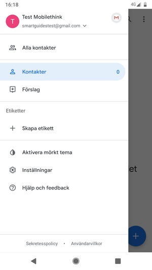 Välj Inställningar