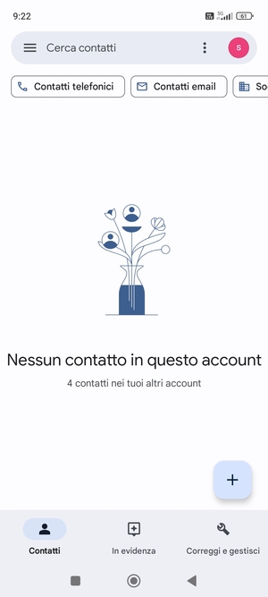 Seleziona Correggi e gestisci