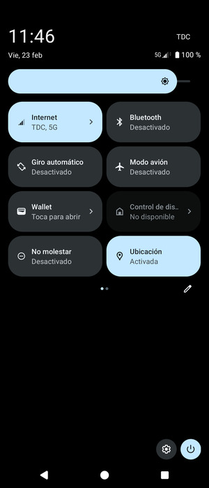 Ajuste el brillo al nivel requerido