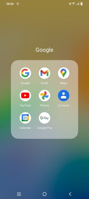 Sélectionnez Gmail